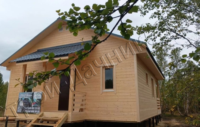 4 Каркасный дом Д–12, 8.5x8 м, 71.5 М², Мурманская область, Печенгский район, посёлок Корзуново (4)